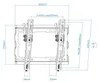 Tooq Support Mural Pour Tv Lp1044t-b 23-43'' Argent Argent Voir les images du produit 7