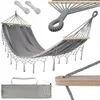 Verk 27124 Amaca Amaca in legno 200 x 100 cm grigio Anteprima dell’immagine prodotto 2