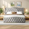 INONEFT Polsterbett 160x200 Boxspringbett mit Produktbild-Vorschau 4