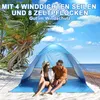 Pop up Strandmuschel, 2-3 Personen Familie Zelt UV Schutz Produktbild-Vorschau 4