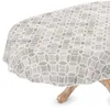 Tischdecke Wachstuch Ornamente Grau Robust Wasserabweisend Produktbild-Vorschau 4