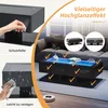 okwish Hochglanz Couchtisch Kaffeetisch mit Zwei Schubladen Produktbild-Vorschau 5
