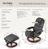 tectake® Fernsehsessel Willy mit Hocker Produktbild-Vorschau 7