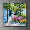 Coloray Uhr auf Leinwand 30x30 cm Wand Uhr Dekoration Produktbild-Vorschau 2