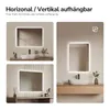 EMKE Badspiegel mit Beleuchtung Randlos 70×50cm, 6500K Produktbild-Vorschau 5
