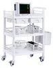Carrito de laboratorio VEVOR de 3 niveles, con 3 estantes y Vista previa de la imagen del producto 1