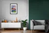 MuchoWow® MuchoWow® Gerahmtes Poster Orangefarbene Häuser Produktbild-Vorschau 6