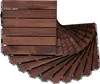 Click tiles 'Alliste' set di 10 6 doghe in legno d'acacia Anteprima dell’immagine prodotto 3