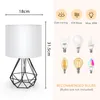 Aigostar - Tischlampe, Kleine Nachttischlampe, Modernes Produktbild-Vorschau 2