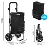 Faziango 3in1 Einkaufstrolley 51L bis 50 kg klappbar Produktbild-Vorschau 2