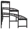 Ecktreppe für Blumen 60x60x62 cm, 3 Etagen, schwarz Produktbild-Vorschau 5