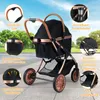 COSTWAY Passeggino per cani 3 in 1, passeggino pieghevole Anteprima dell’immagine prodotto 5