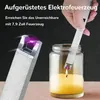 3er Set Elektrisches Stabfeuerzeug USB wiederaufladbar Produktbild-Vorschau 3