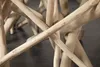 Tavolino di design in teak DRIFTWOOD 80cm con piano in Anteprima dell’immagine prodotto 9