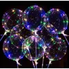 LED Bobo Ballons am Stab 5 Stück - LED Luftballons - Produktbild-Vorschau 4