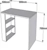 Skye Decor, Cool, Schreibtische, Weiß, Melamin-Spanplatte, Produktbild-Vorschau 6