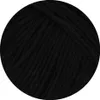 A close-up, circular crop of black yarn. Produktbild-Vorschau