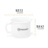 Petromax Emaille Milchtopf weiß 1,0 l Messbecher Küchen Produktbild-Vorschau 3