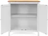 CALICOSY - Buffet 2 portes L80 cm -Reproduction Blanc - Voir les images du produit 3