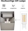 ZMH Led Wandleuchte 4ER Aussen Grau Wandlampe G9 Warmweiß Produktbild-Vorschau 5