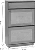 Miliboo - Schuhschrank mit heller Eichenholz-Finish und Produktbild-Vorschau 6