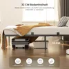 KUTAS Klassische Betten 90x200, Metallbett Schwarz mit 32 Produktbild-Vorschau 9
