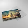 Bilder auf glas - Leuchtturm Wasser Meer Steine - 70x50cm - Produktbild-Vorschau 2