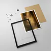 Gerahmtes Poster - Schwarzer Rahmen - Abstraktion Gold Produktbild-Vorschau 4
