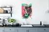 MuchoWow® Poster Tiger - Abstrakt - Rosa 60x90 cm - Produktbild-Vorschau 3