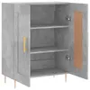vidaXL Credenza grigio cemento 69,5x34x90 cm materiale a Anteprima dell’immagine prodotto 6
