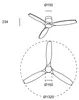 Forlight - Ventilatore a soffitto Stem Evo, diametro 1320 Anteprima dell’immagine prodotto 6