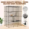 TRMLBE Cage pour chats 4 étages Grand enclos pour chats Voir les images du produit 3