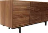 Miliboo - Design-Sideboard Vintage 160 cm Nussbaum MANNY Produktbild-Vorschau 5