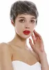 WIG ME UP Perücke Echthaar Damen Herren kurz Bowl Cut Produktbild-Vorschau 5