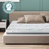A mattress on a bed in a bedroom setting. Produktbild-Vorschau