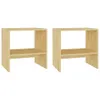 vidaXL Tables de nuit 2 pcs. 40x30,5x40 cm pin massif Voir les images du produit 2