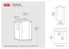 Abri jardin resine - 2,2m2 - gris - Keter - 12-633620 - Voir les images du produit 22