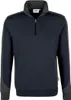 HAKRO Zip-Sweatshirt Contrast Performance #476 Gr. S tinte Produktbild-Vorschau 1