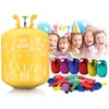 Ricokids Butla z helem 0,42 m3 z balonami i wstążką Podgląd zdjęcia produktu 7