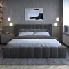 Bett mit Bettkasten 180x200cm Dunkelgrau Produktbild-Vorschau 7