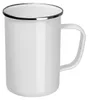 Emaille Tasse / Füllvermögen: 550ml / Farbe: weiß Produktbild-Vorschau 1