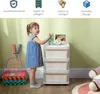HOMCOM Schubladenschrank für Kinder mit Stauraum Produktbild-Vorschau 7