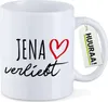 Huuraa Kaffeetasse Jena verliebt 330ml Weiß Keramik Produktbild-Vorschau 1