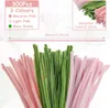 320stk Pfeifenputzer zum Basteln, Pfeifenreiniger Blumen Produktbild-Vorschau 4
