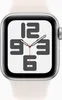 A close-up shot of a smartwatch with a white watch face displaying large numbers and analog hands. Náhled obrázku produktu
