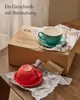 Set di 6 tazze da cappuccino Cosumy con piattini – Tazze da Anteprima dell’immagine prodotto 6