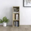 vidaXL Eckregal Sonoma-Eiche 33x33x100 cm Holzwerkstoff Produktbild-Vorschau 3