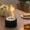 Tischfeuer Tischkamin Bioethanol Kamin mit Glas Dekosteinen Produktbild-Vorschau 8