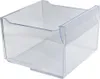 A clear plastic drawer for a refrigerator or freezer. Anteprima dell’immagine prodotto