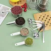 10 teiliges Messbecher und Löffel Set, Edelstahl Messbecher Produktbild-Vorschau 4